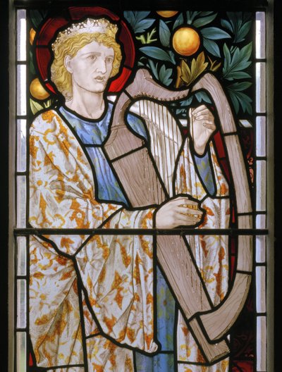 Waterford, San Michele e Tutti gli Angeli, Morris & Co., Edward Burne-Jones, Re Davide che Suona l